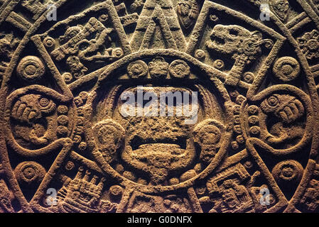 MEXICO CITY, Mexico — The Stone of the Sun, a massive Aztec ceremonial ...