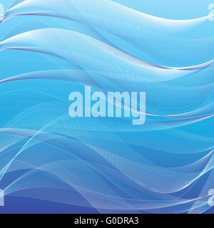 Beautiful waves Stock Vector