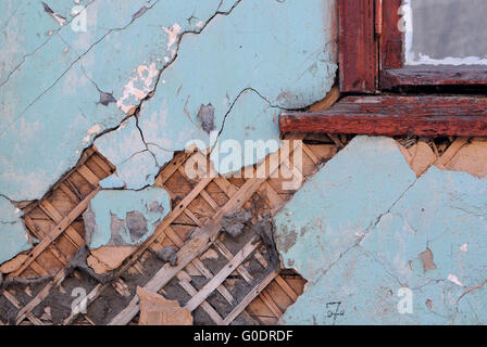 Shabby Grungy Wall Stock Photo
