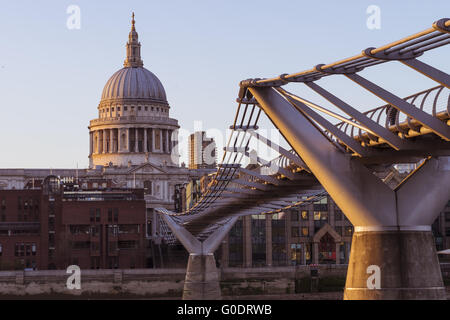 Millennium St Pauls close up Stock Photo