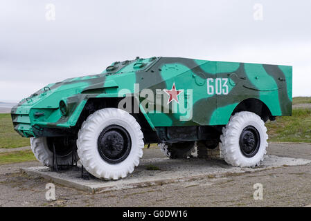 Armoured personnel carrier BTR-40 Stock Photo