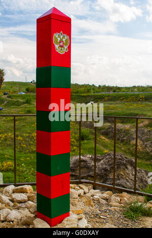 Border post Stock Photo