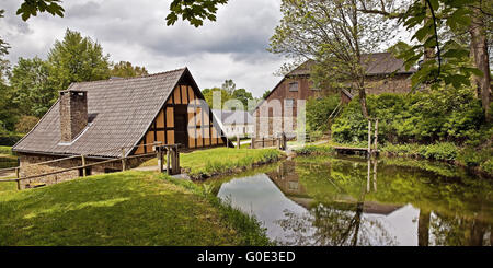 old ironworks and hammer mill Wendener Huette Stock Photo