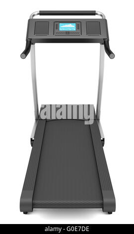 treadmill isolated on white background Stock Photo