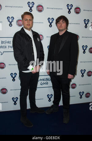 London, UK. 30th April, 2016. Catchment attends The One For The Boys Charity Event Masquerave sponsored by Fiat, The Troxy, London, Britain - 30 April 2016 Credit:  Gary Mitchell/Alamy Live News Stock Photo