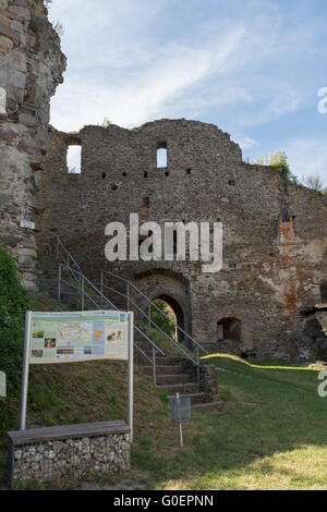 Fragments of the castle of Schaumburg - Austria Stock Photo