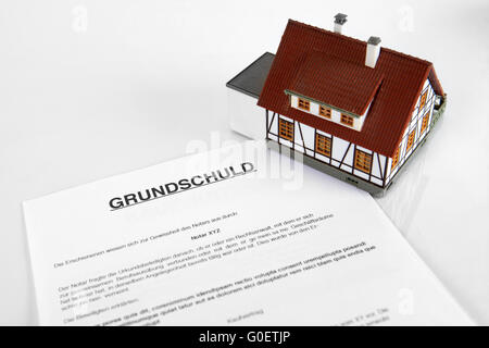 Mortgage Contract Stock Photo