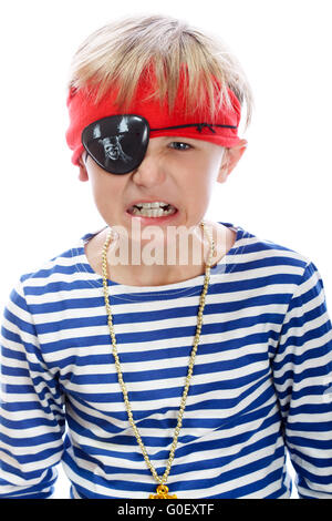 Angry pirate Stock Photo