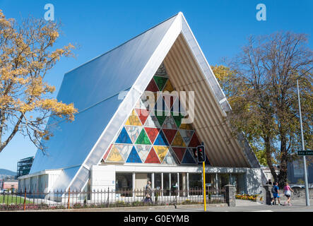 Christchurch Transitional Cathedral, Hereford Street, Christchurch, Canterbury Region, South Island, New Zealand Stock Photo