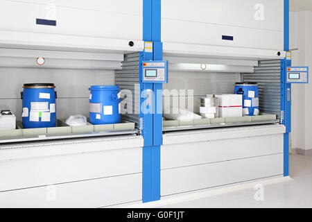 Retrieval System Warehouse Stock Photo