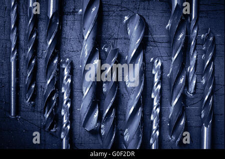 Drill bits. Stock Photo
