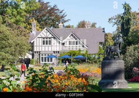 Curator's House Restaurant, Christchurch Botanical Gardens, Christchurch, Canterbury, New Zealand Stock Photo