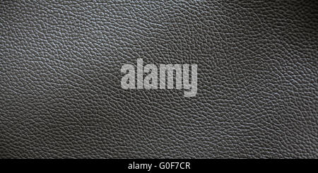 Leather texture dark grey Stock Photo