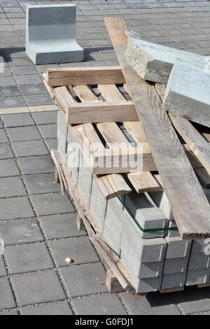 construction Site in the center of Magdeburg Stock Photo