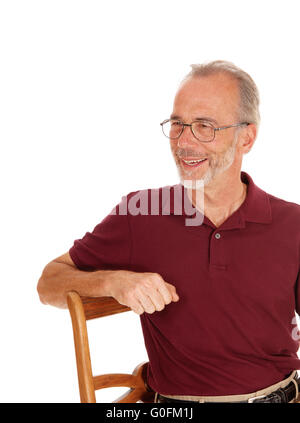 Happy smiling middle age man. Stock Photo