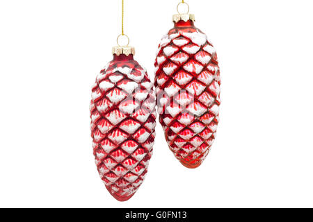 Two fir cones Stock Photo