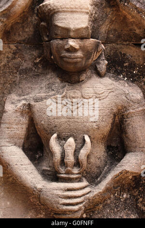 Shiva at Prasat Ta Som, Cambodia Stock Photo