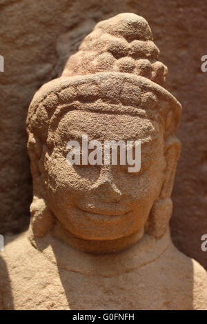 Statue at Prasat Ta Som, Cambodia Stock Photo