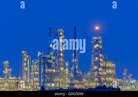 Total Refinery at the chemical site Stock Photo