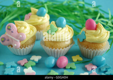 easter cupcake Stock Photo