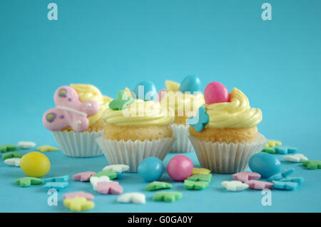 easter cupcake Stock Photo