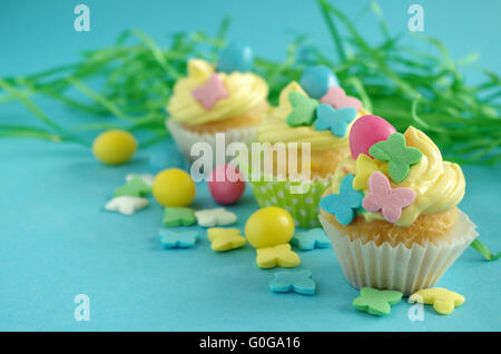 easter cupcake Stock Photo
