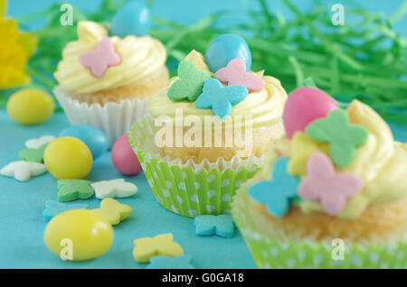 easter cupcake Stock Photo