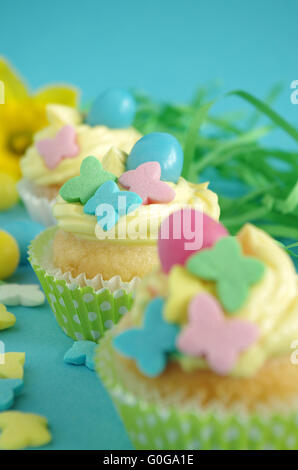 easter cupcake Stock Photo