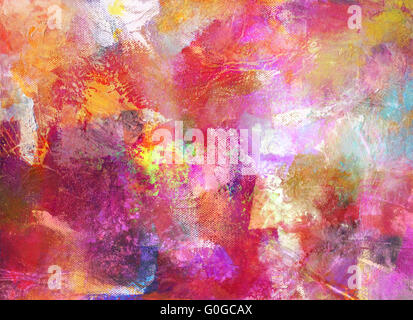 abstract mixed media artwork Stock Photo