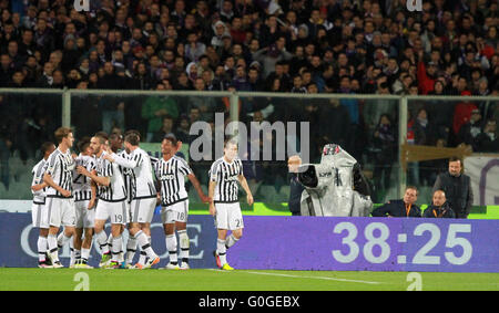 The players of Fiorentina celebrates a goal during the Serie A 2026/27 ...