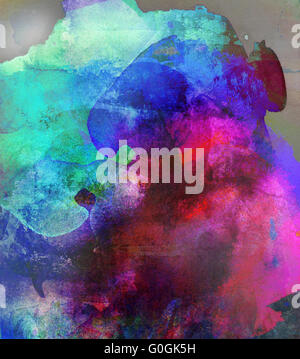 abstract mixed media artwork Stock Photo