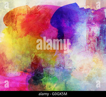 abstract mixed media artwork Stock Photo