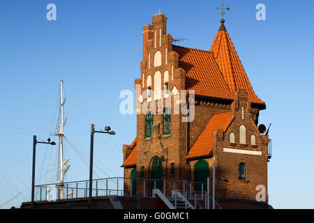 Port authority in Stralsund. Germany Stock Photo