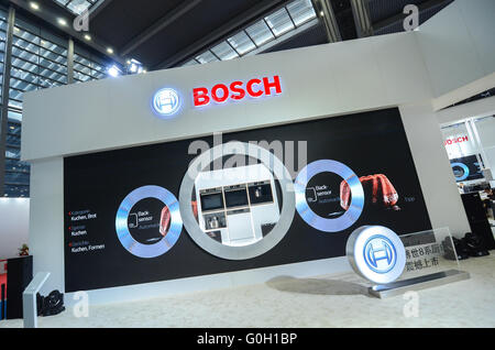 A Bosch exhibition stand at the CE China consumer electronics trade show in Shenzhen in April, 2016. Stock Photo