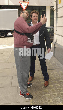 various celebrities seen arriving at BBC Radio 2  Featuring: Michael Ball Where: London, United Kingdom When: 31 Mar 2016 Stock Photo