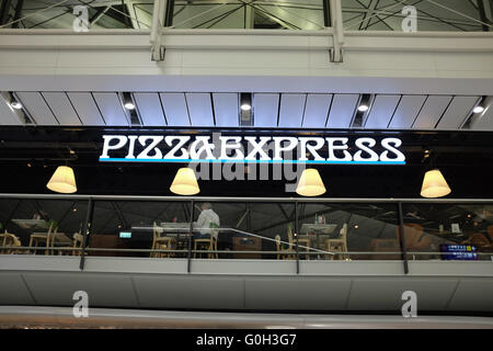 The exterior of a Pizza Express. Stock Photo