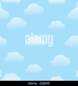 cloud and sky vector illustration background Stock Vector Image & Art ...