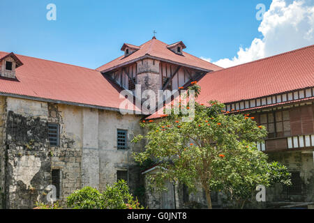 Philippines Bohol Baclayon Church built in 1727 but extensively damaged by recent earthquakes  Adrian Baker Stock Photo