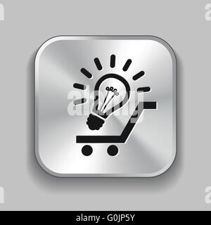 Vector Bulb Icon Stock Vector Image & Art - Alamy