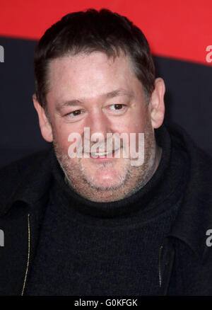 March 22, 2016 - Johnny Vegas attending The European Premiere of 'Batman V Superman: Dawn Of Justice' at Odeon Leicester Square Stock Photo