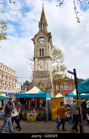 Clocktower Market Square Aylesbury Buckinghamshire UK Stock Photo