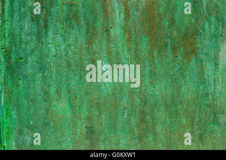 green patina metal texture background Stock Photo