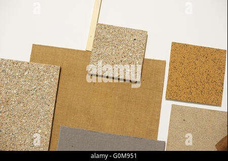 Decorative background of wooden different textures square Stock Photo
