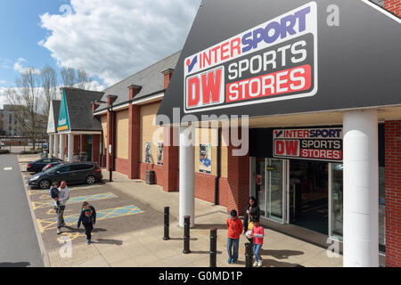 Colchester Retail Park, Colchester Stock Photo