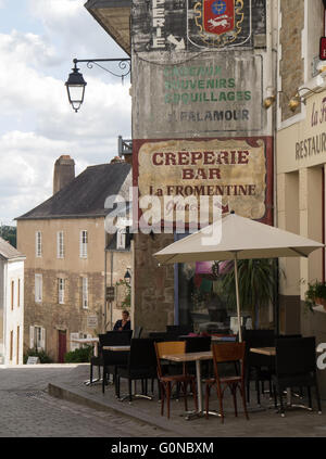 street in Auray, Brittany, France Stock Photo