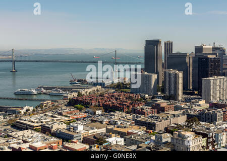 The skyline of San Francisco Stock Photo