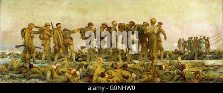 John Singer Sargent, Gassed, painting, 1919 Stock Photo - Alamy