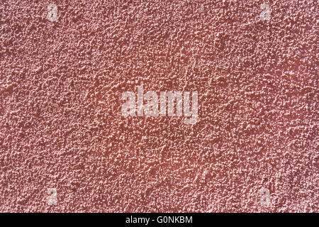 Very rough pink plaster Stock Photo