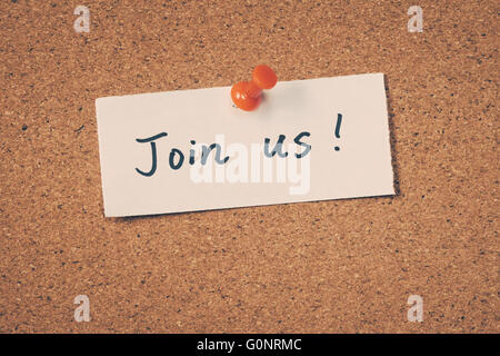 Join us Stock Photo
