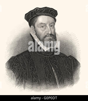James Stewart, 1st Earl of Moray, c. 1531-1570, was Regent of Scotland Stock Photo